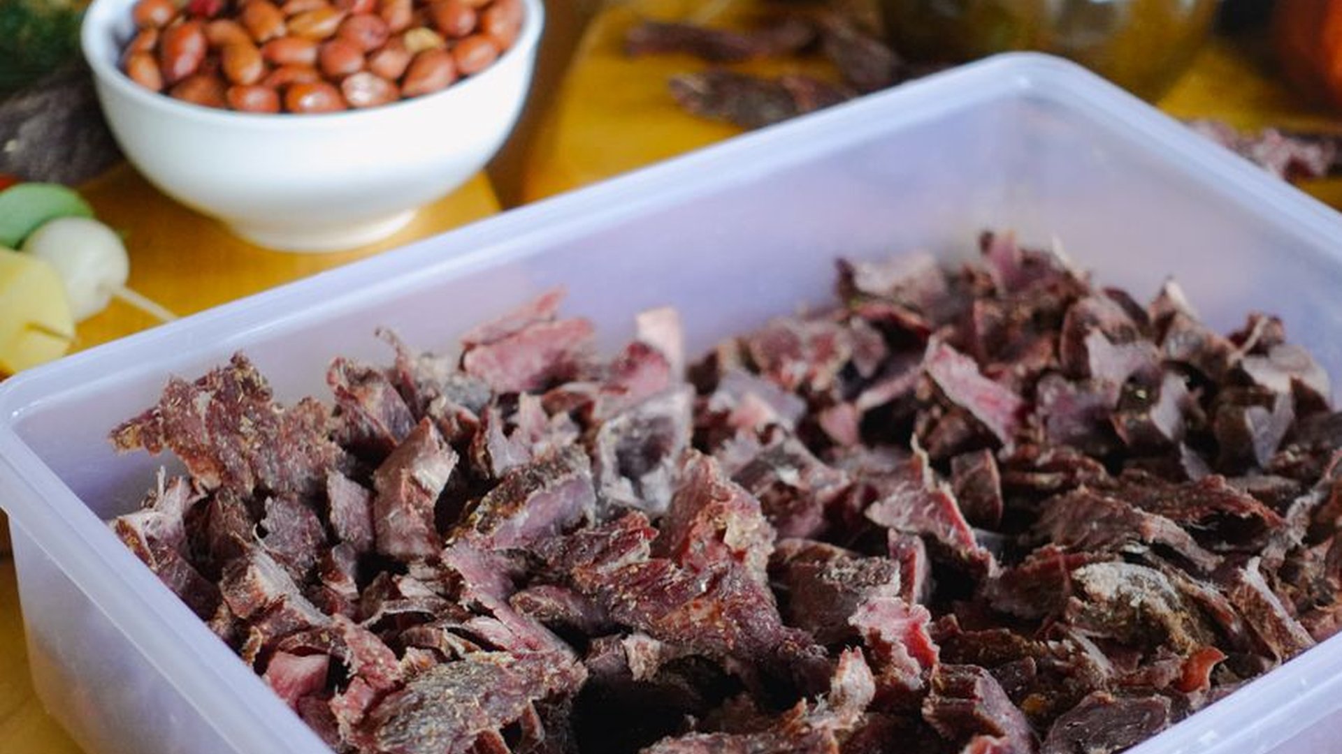 real meat chunks dried fish pieces chicken jerky n